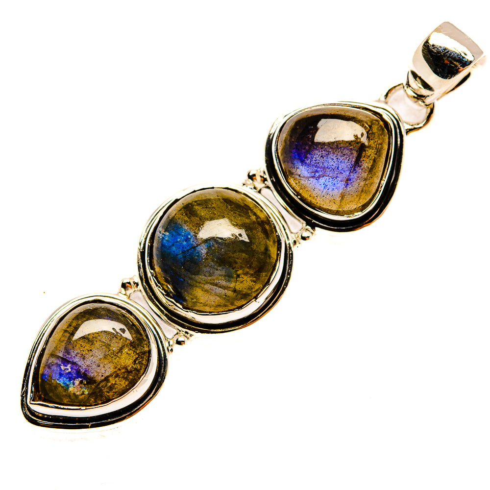 Labradorite Pendants handcrafted by Anasilvercos - PD30916 - Photo 2