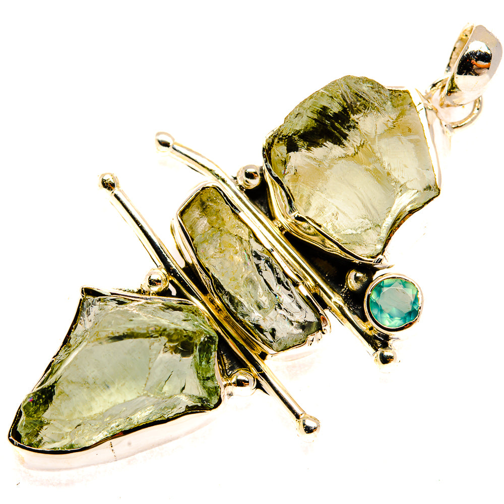 Green Amethyst Pendants handcrafted by Anasilvercos - PD30922 - Photo 2