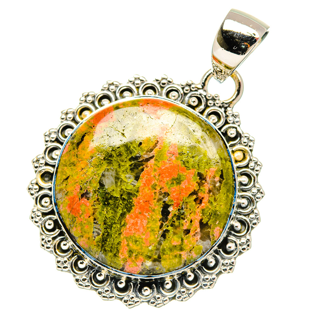 Unakite Pendants handcrafted by Anasilvercos - PD30937 - Photo 2