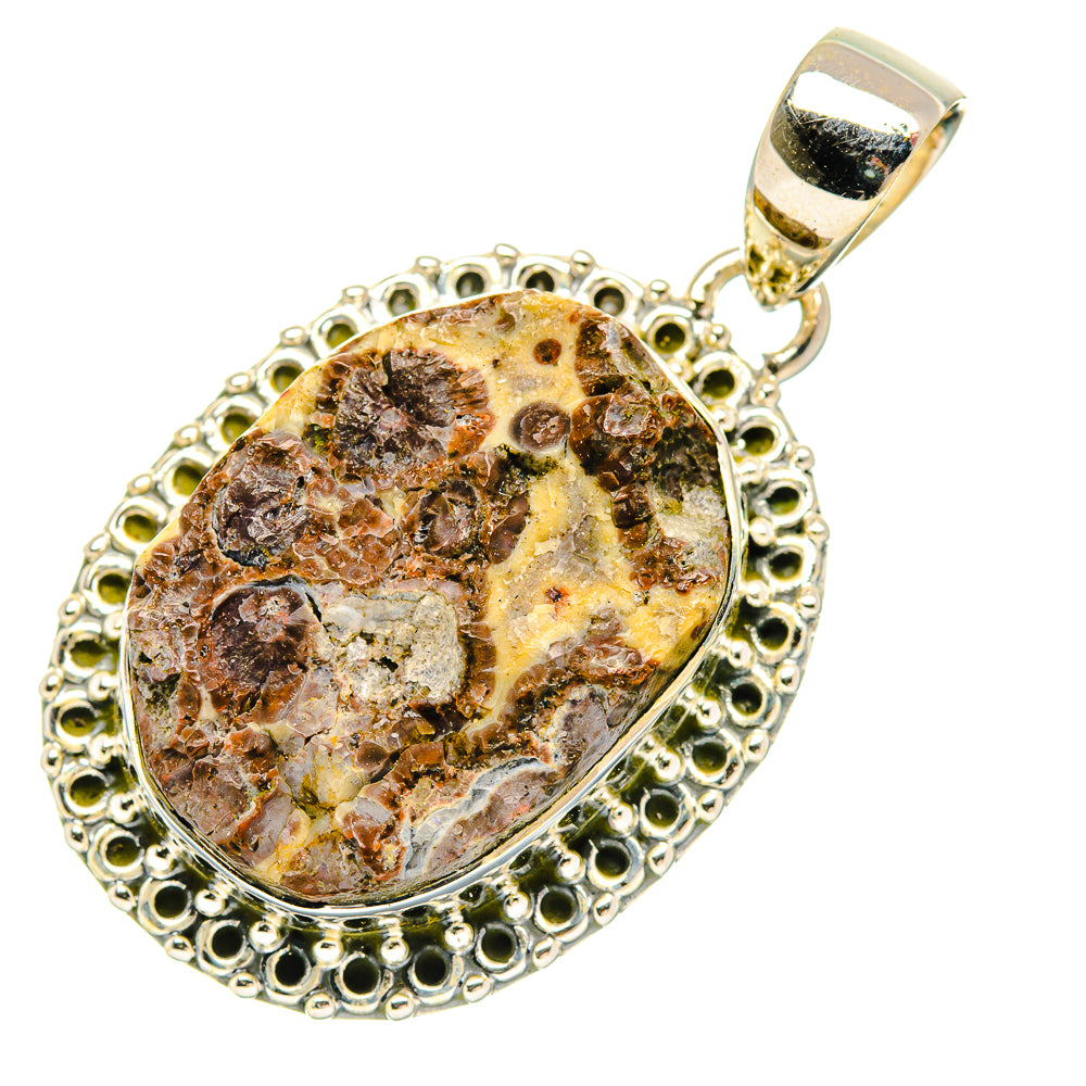 Poppy Jasper Pendants handcrafted by Anasilvercos - PD30945 - Photo 2