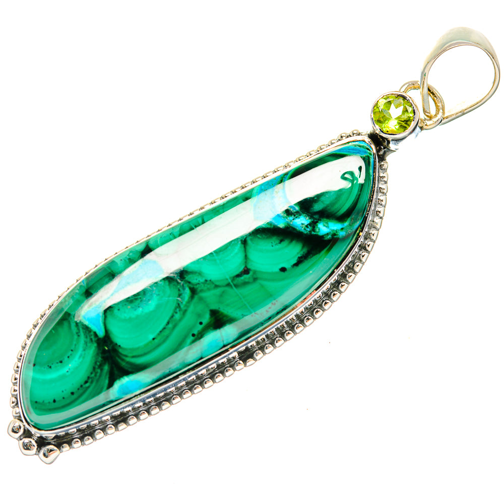Malachite Pendants handcrafted by Anasilvercos - PD30955 - Photo 2