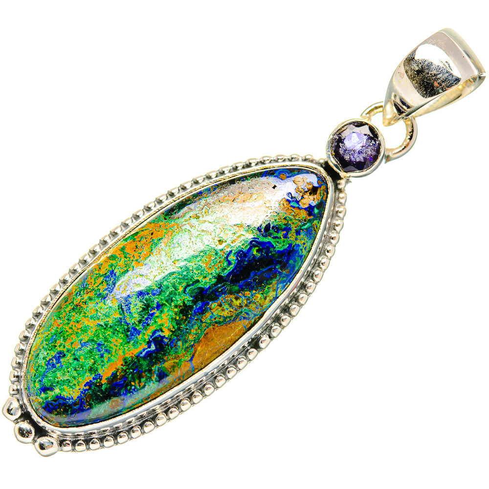 Azurite Pendants handcrafted by Anasilvercos - PD30964 - Photo 2