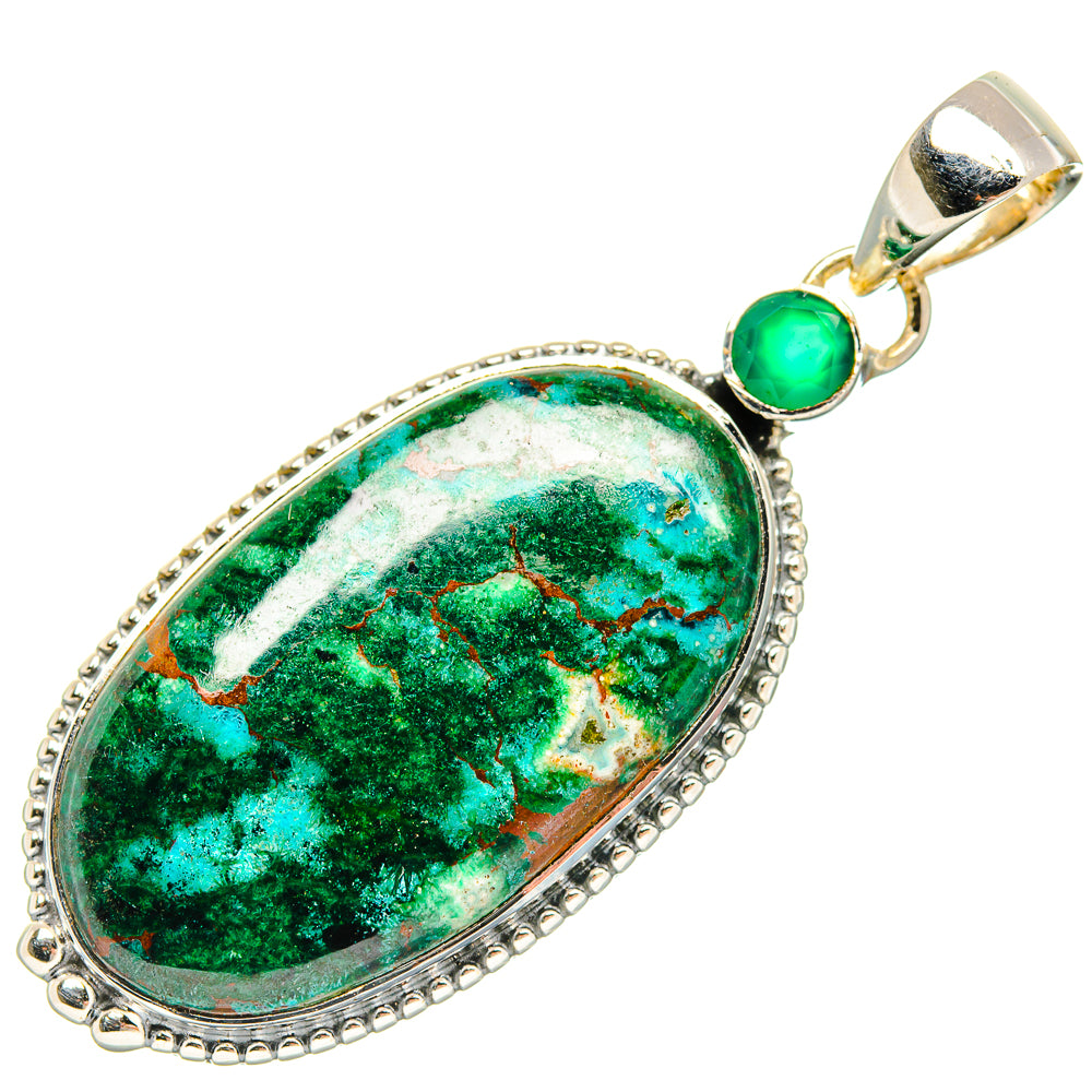 Malachite Pendants handcrafted by Anasilvercos - PD30966 - Photo 2