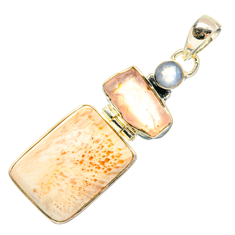Scolecite Pendants handcrafted by Anasilvercos - PD30981 - Photo 2