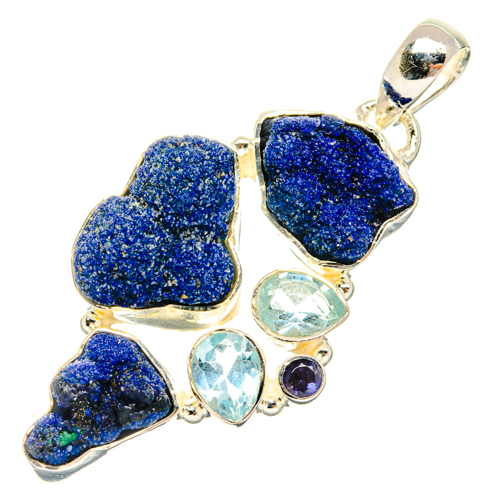 Azurite Pendants handcrafted by Anasilvercos - PD30984 - Photo 2