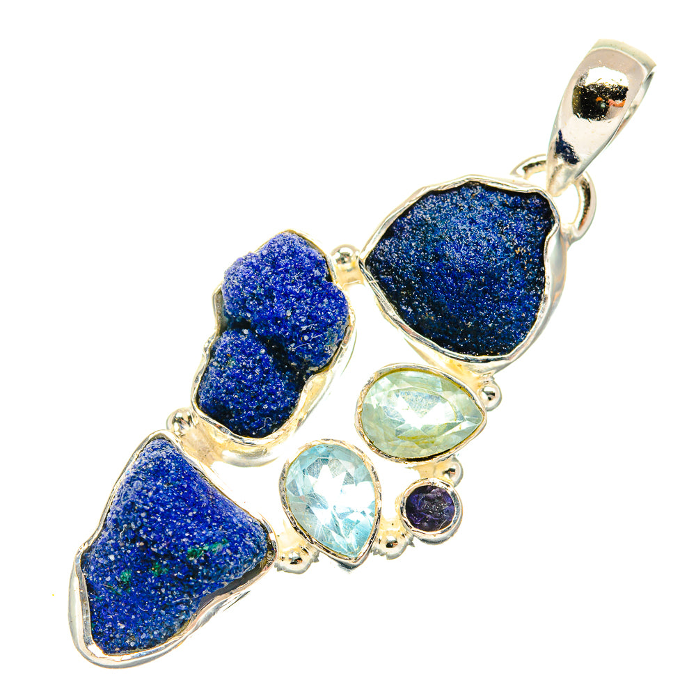 Lapis Lazuli Pendants handcrafted by Anasilvercos - PD30986 - Photo 2
