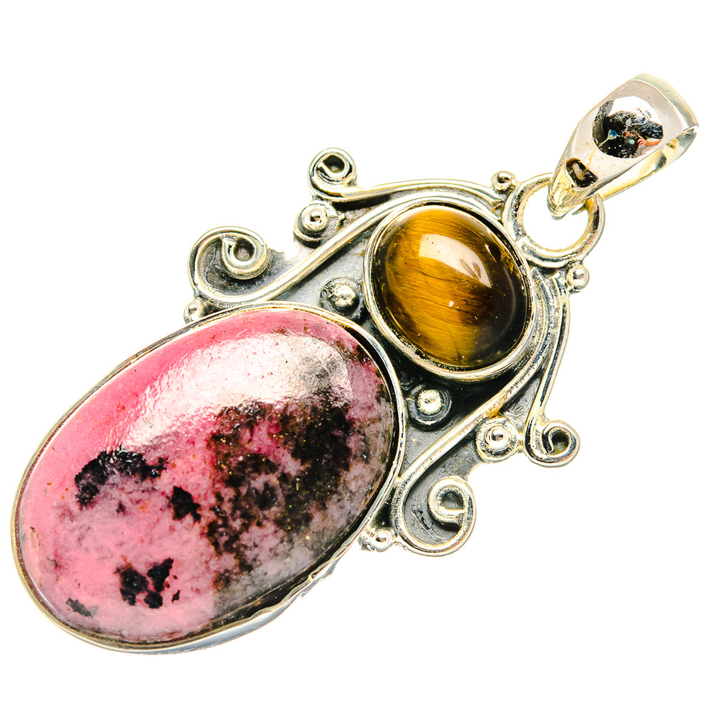 Rhodonite Pendants handcrafted by Anasilvercos - PD30990 - Photo 2