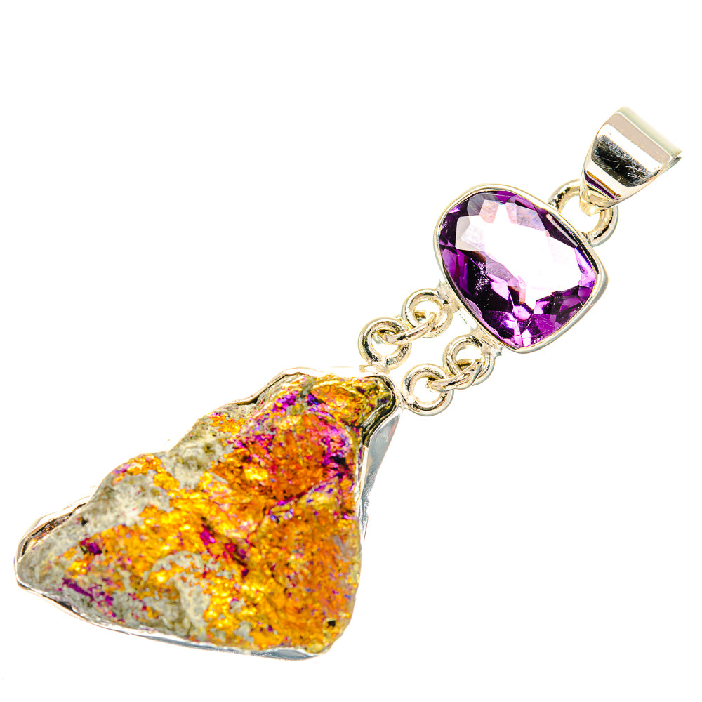 Titanium Druzy Pendants handcrafted by Anasilvercos - PD30993 - Photo 2