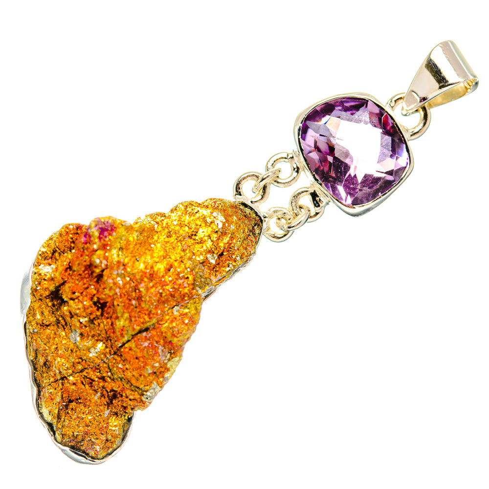 Titanium Druzy Pendants handcrafted by Anasilvercos - PD30994 - Photo 2