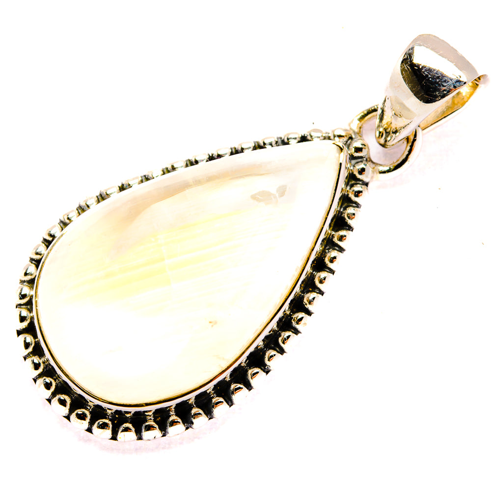 Rainbow Moonstone Pendants handcrafted by Anasilvercos - PD31001 - Photo 2