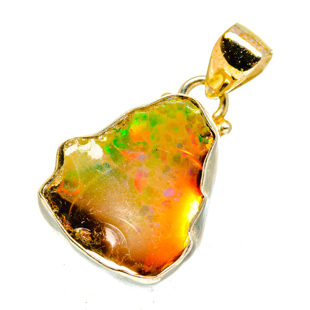 Ethiopian Opal Pendants handcrafted by Anasilvercos - PD3101