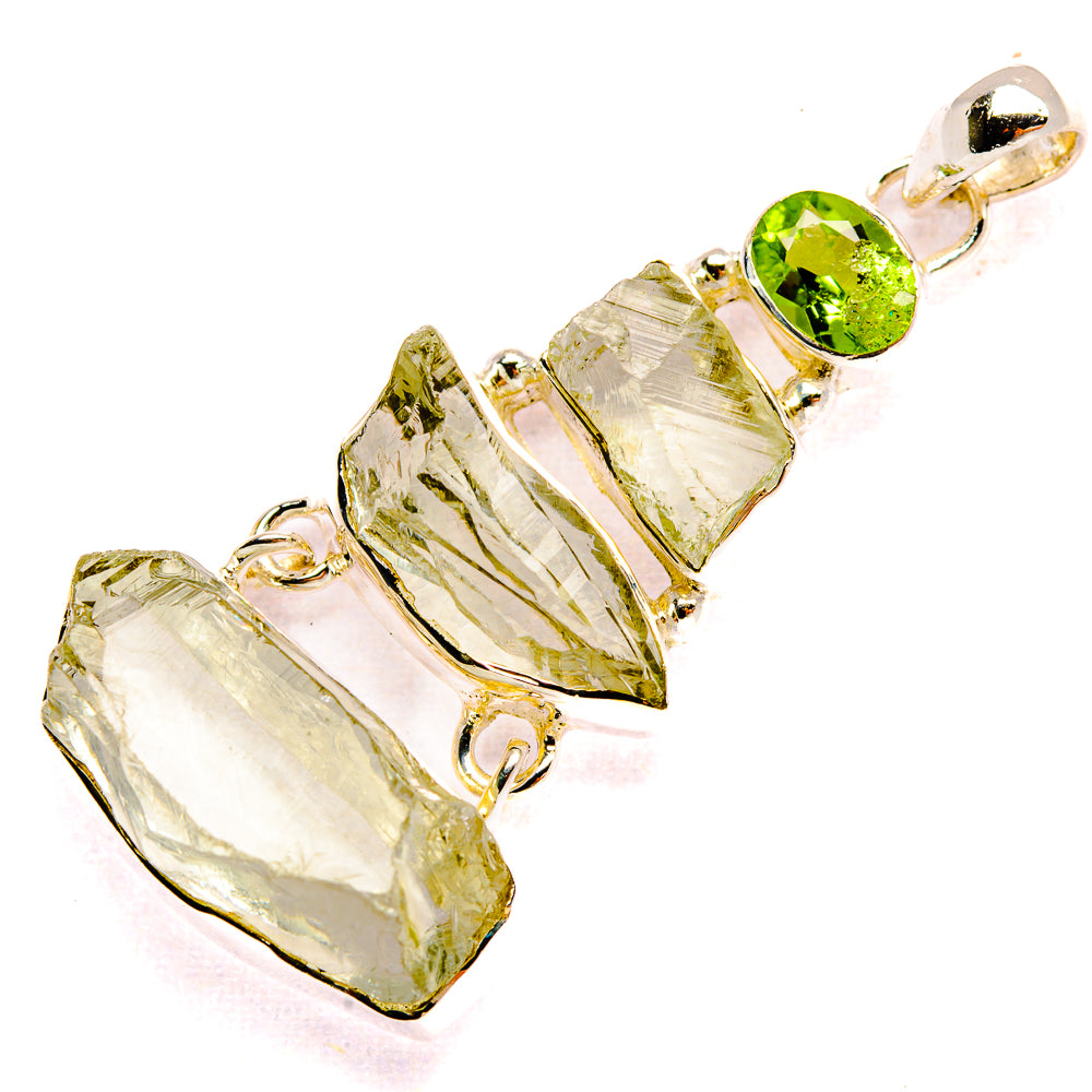 Green Amethyst Pendants handcrafted by Anasilvercos - PD31015 - Photo 2