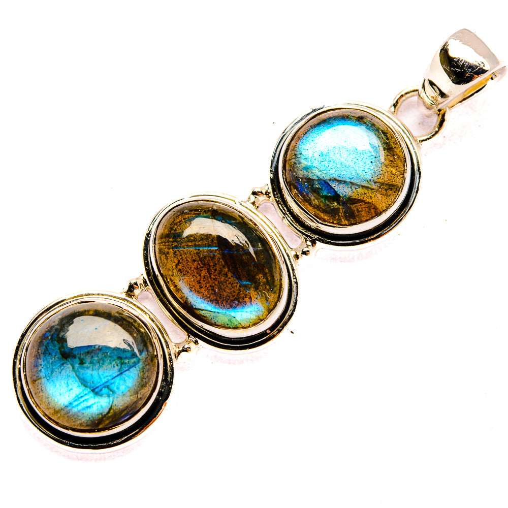 Labradorite Pendants handcrafted by Anasilvercos - PD31020 - Photo 2