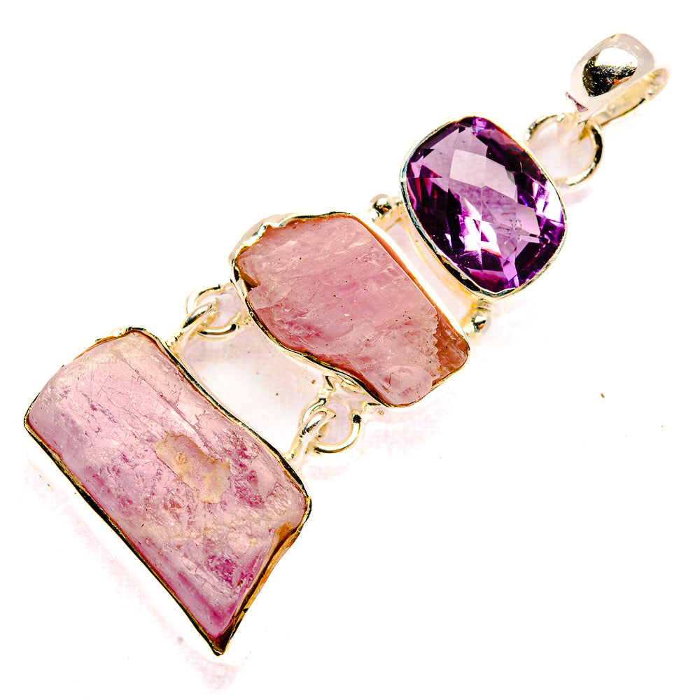 Kunzite Pendants handcrafted by Anasilvercos - PD31026 - Photo 2