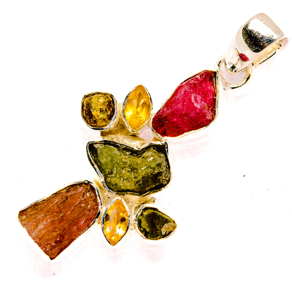 Tourmaline Pendants handcrafted by Anasilvercos - PD31027 - Photo 2