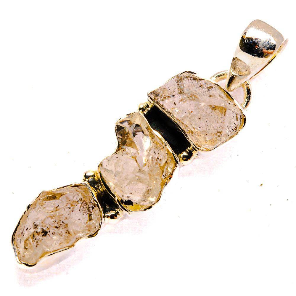 Herkimer Diamond Pendants handcrafted by Anasilvercos - PD31028 - Photo 2