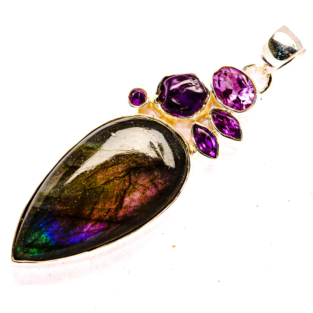 Labradorite Pendants handcrafted by Anasilvercos - PD31046 - Photo 2