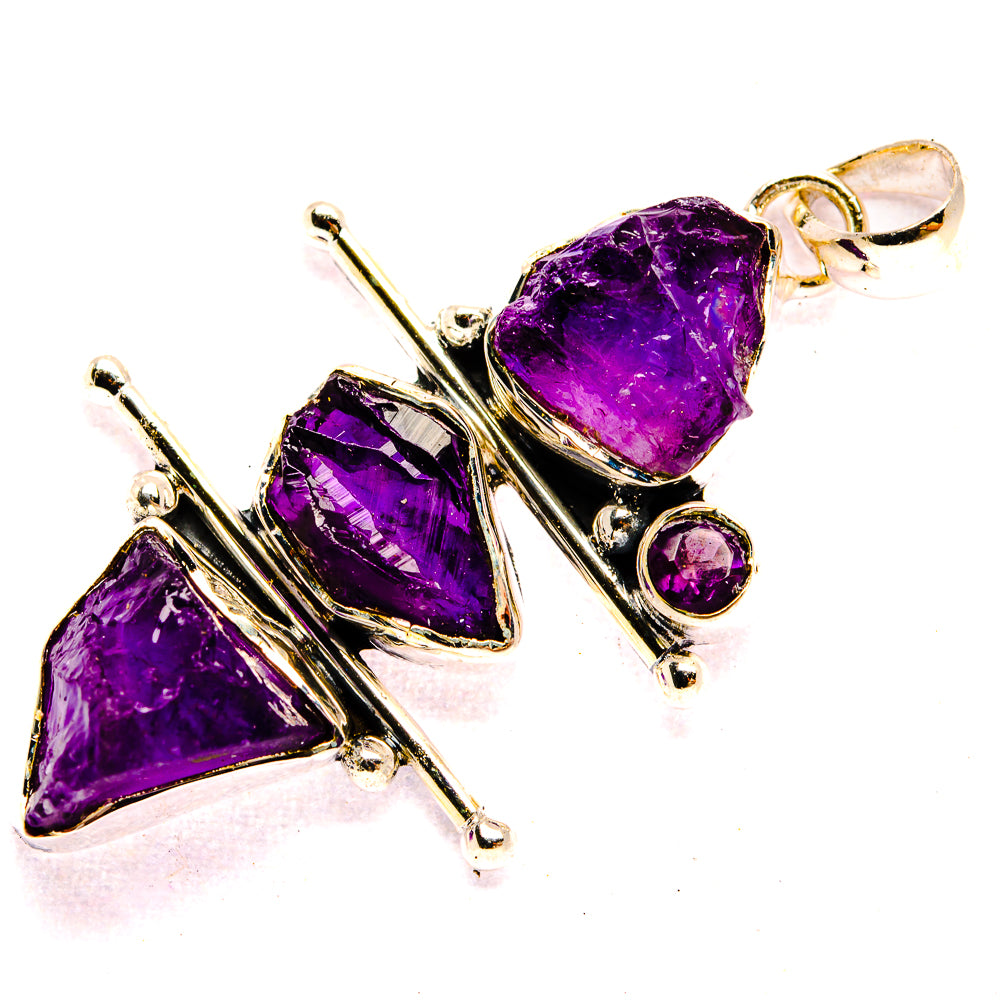 Amethyst Pendants handcrafted by Anasilvercos - PD31050 - Photo 2