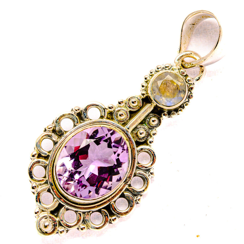 Amethyst Pendants handcrafted by Anasilvercos - PD31052 - Photo 2