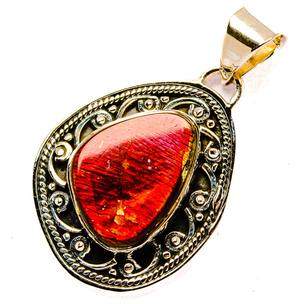 Ammolite Pendants handcrafted by Anasilvercos - PD31053 - Photo 2