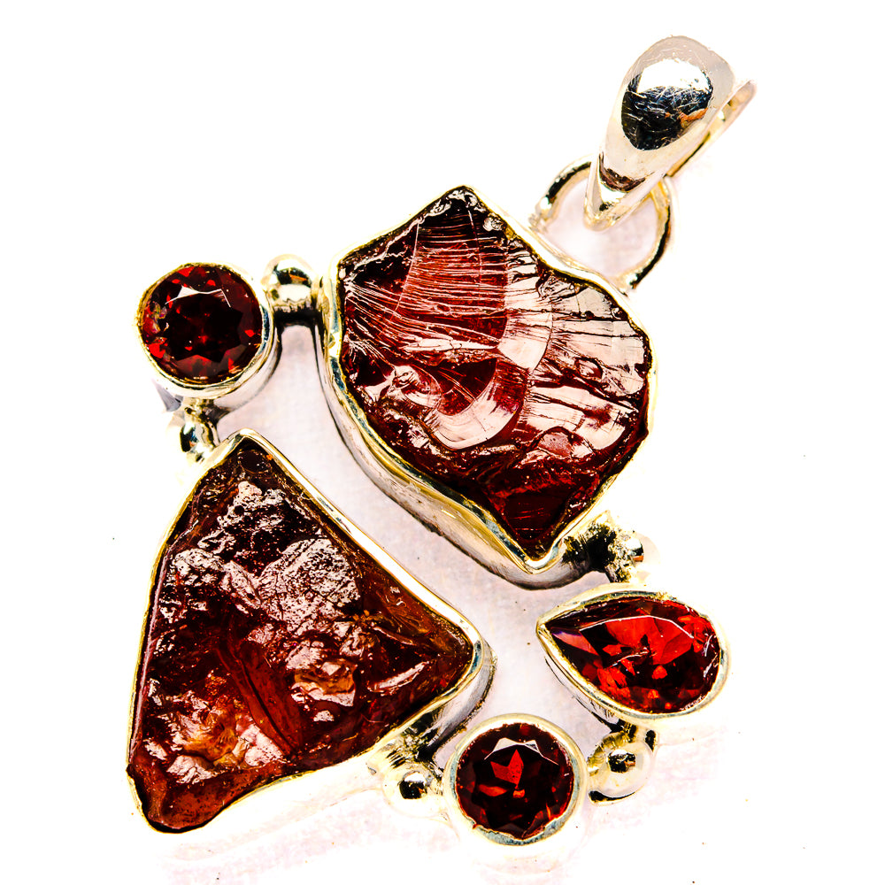 Garnet Pendants handcrafted by Anasilvercos - PD31055 - Photo 2