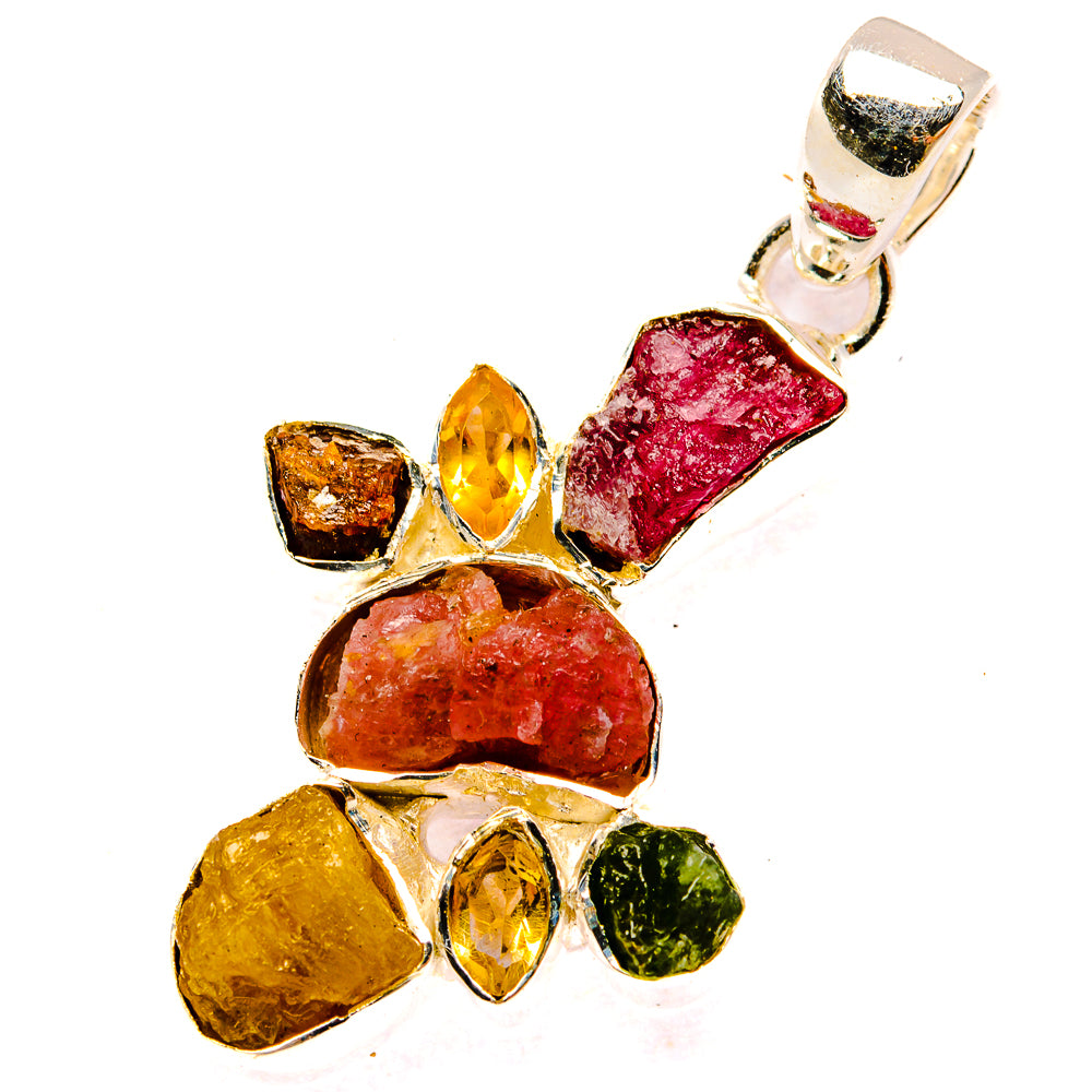 Tourmaline Pendants handcrafted by Anasilvercos - PD31065 - Photo 2