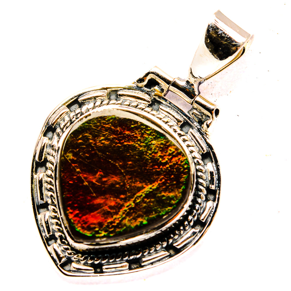 Ammolite Pendants handcrafted by Anasilvercos - PD31070 - Photo 2