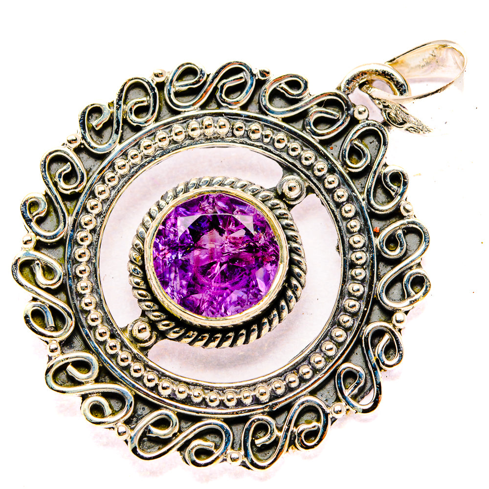 Amethyst Pendants handcrafted by Anasilvercos - PD31074 - Photo 2