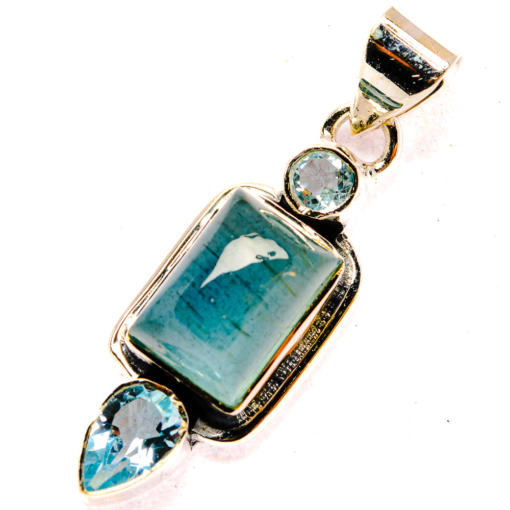 Aquamarine Pendants handcrafted by Anasilvercos - PD31088 - Photo 2