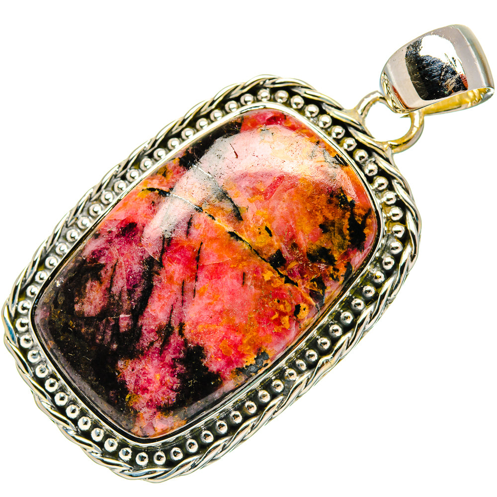 Rhodonite Pendants handcrafted by Anasilvercos - PD31103 - Photo 2