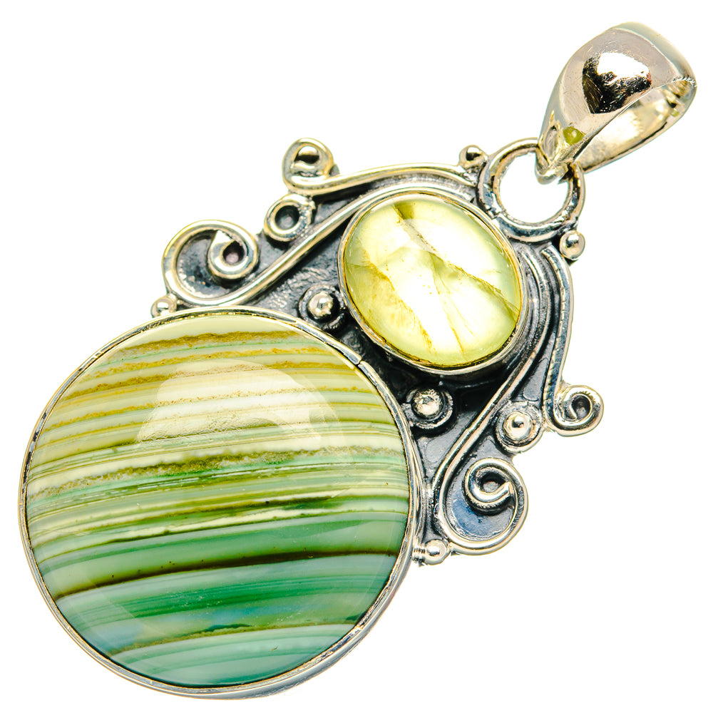 Green Jasper Pendants handcrafted by Anasilvercos - PD31114 - Photo 2
