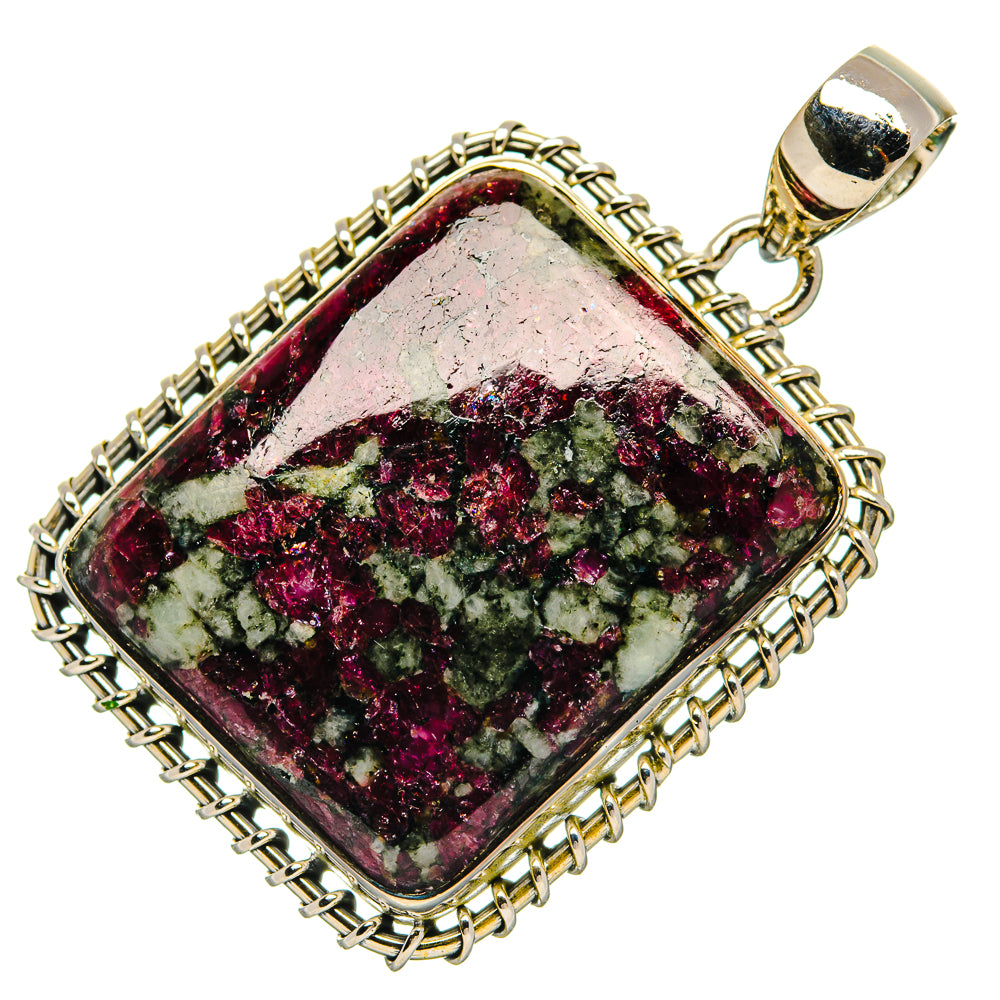 Russian Eudialyte Pendants handcrafted by Anasilvercos - PD31117 - Photo 2