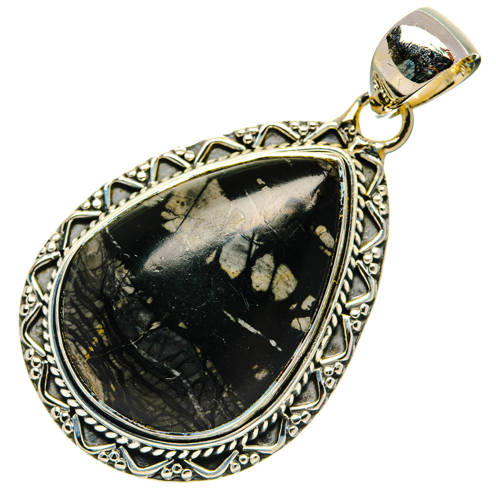 Picasso Jasper Pendants handcrafted by Anasilvercos - PD31118 - Photo 2