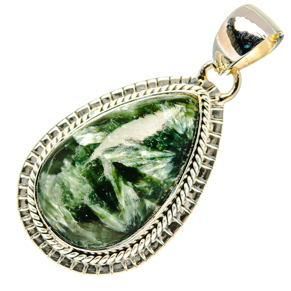 Seraphinite Pendants handcrafted by Anasilvercos - PD31128 - Photo 2