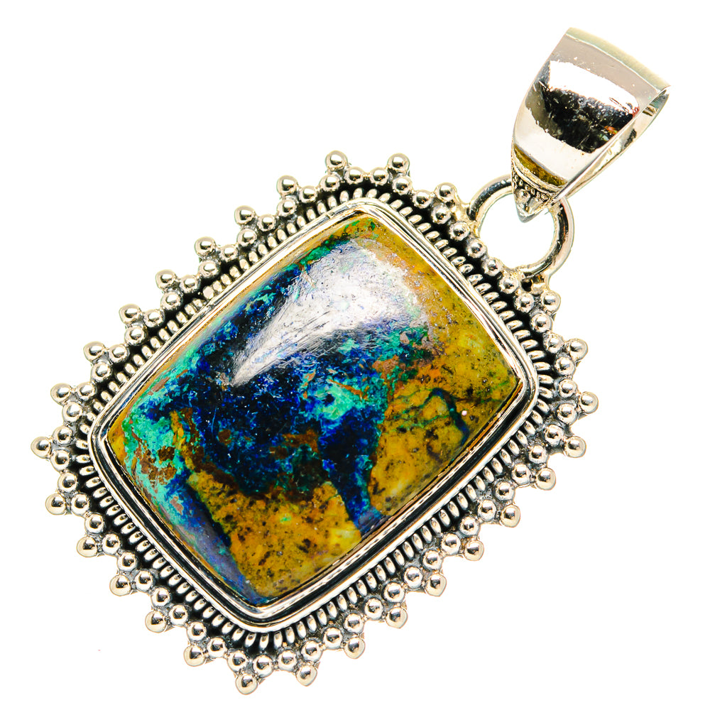 Azurite Pendants handcrafted by Anasilvercos - PD31137 - Photo 2