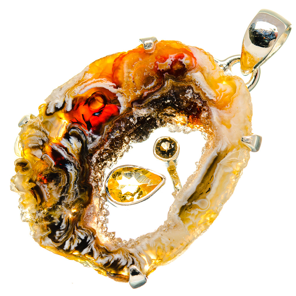 Geode Slice Pendants handcrafted by Anasilvercos - PD31139 - Photo 2