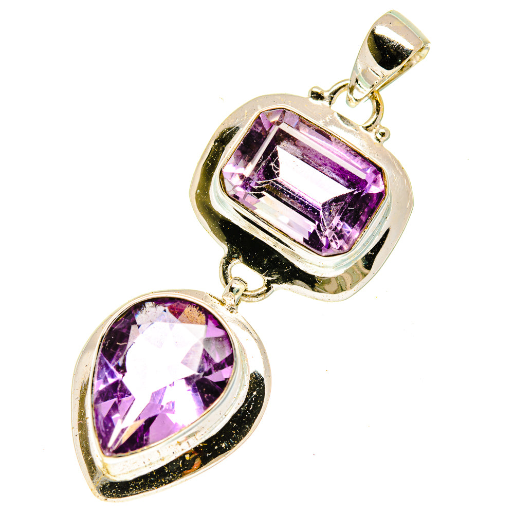 Amethyst Pendants handcrafted by Anasilvercos - PD3114