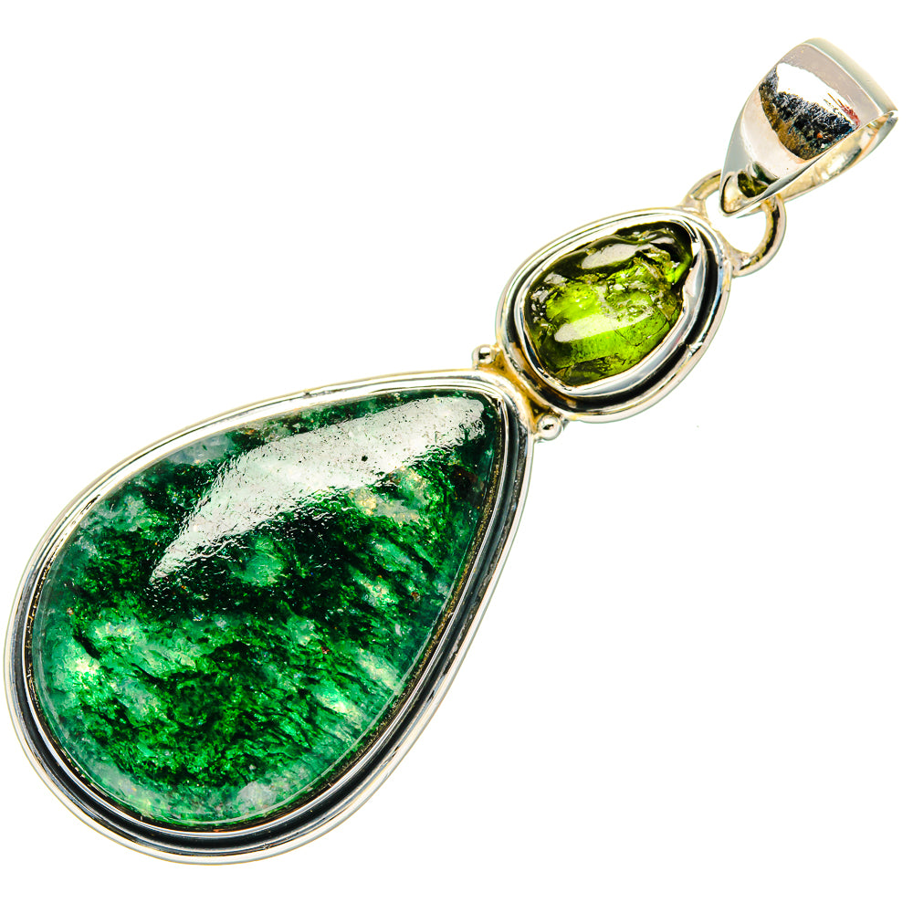 Green Aventurine Pendants handcrafted by Anasilvercos - PD31157 - Photo 2