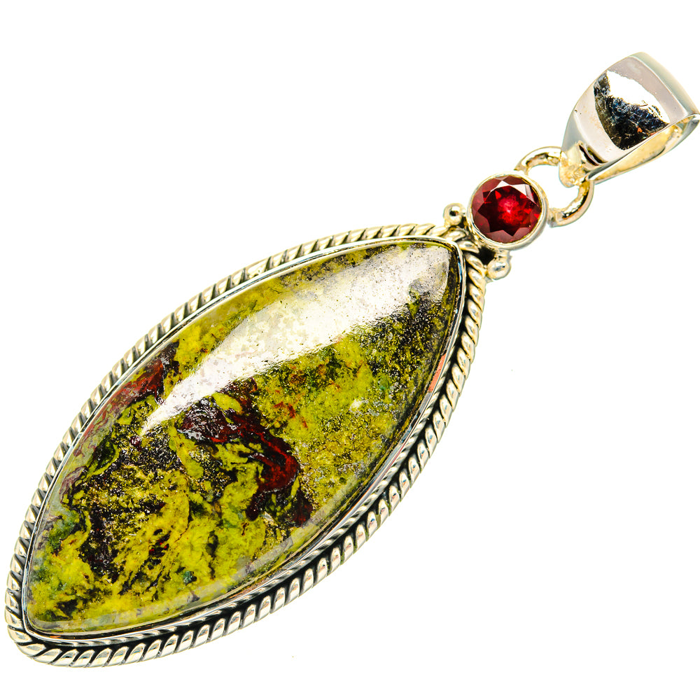 Rainforest Jasper Pendants handcrafted by Anasilvercos - PD31162 - Photo 2