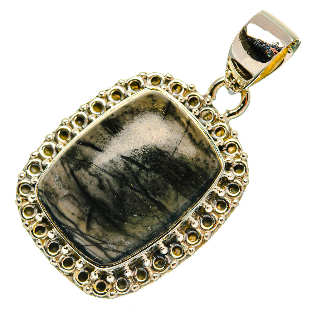 Picasso Jasper Pendants handcrafted by Anasilvercos - PD31164 - Photo 2