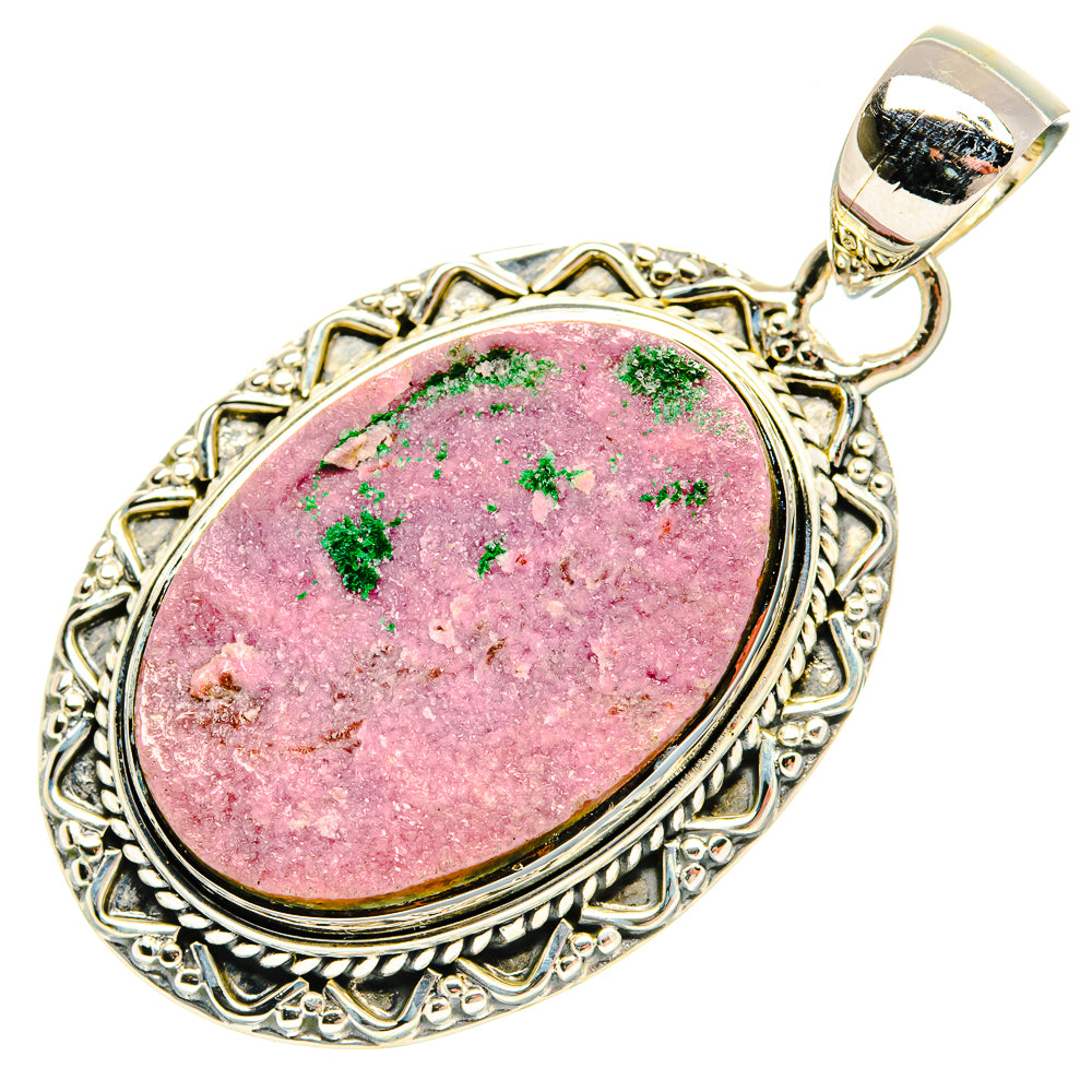 Cobalto Calcite Druzy Pendants handcrafted by Anasilvercos - PD31180 - Photo 2