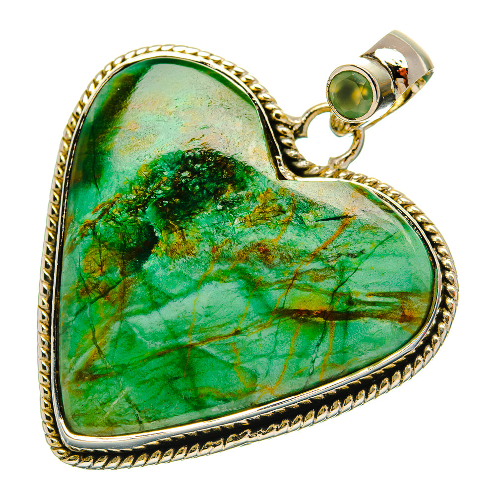 Green Jasper Pendants handcrafted by Anasilvercos - PD31182 - Photo 2