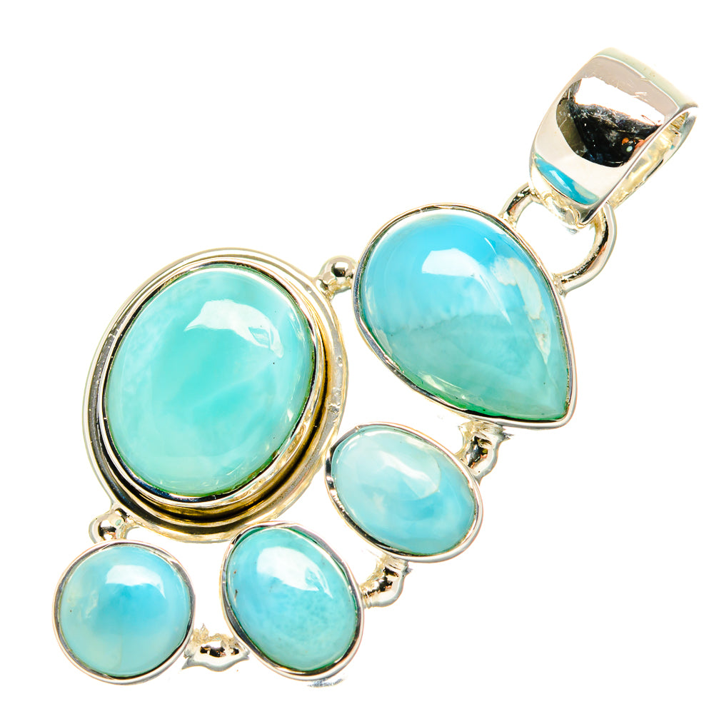 Larimar Pendants handcrafted by Anasilvercos - PD31200 - Photo 2