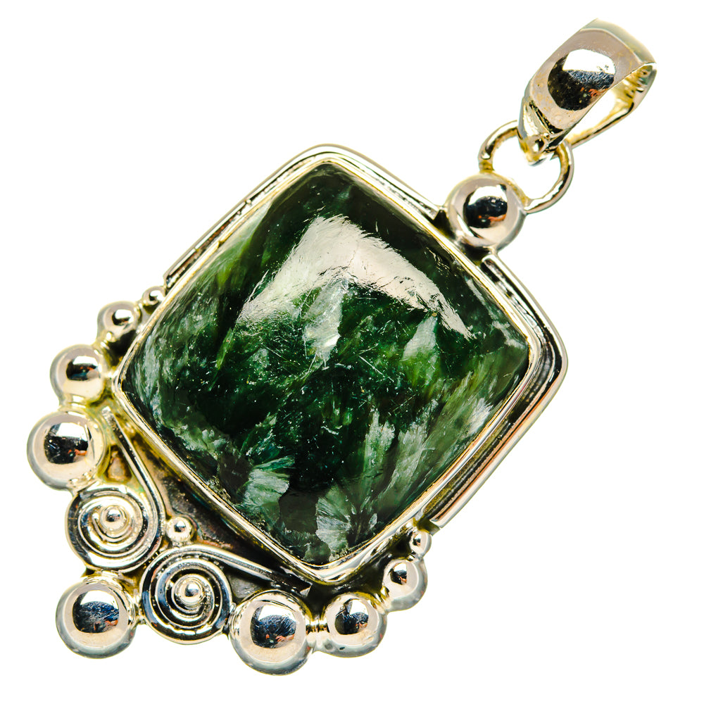 Seraphinite Pendants handcrafted by Anasilvercos - PD31205 - Photo 2