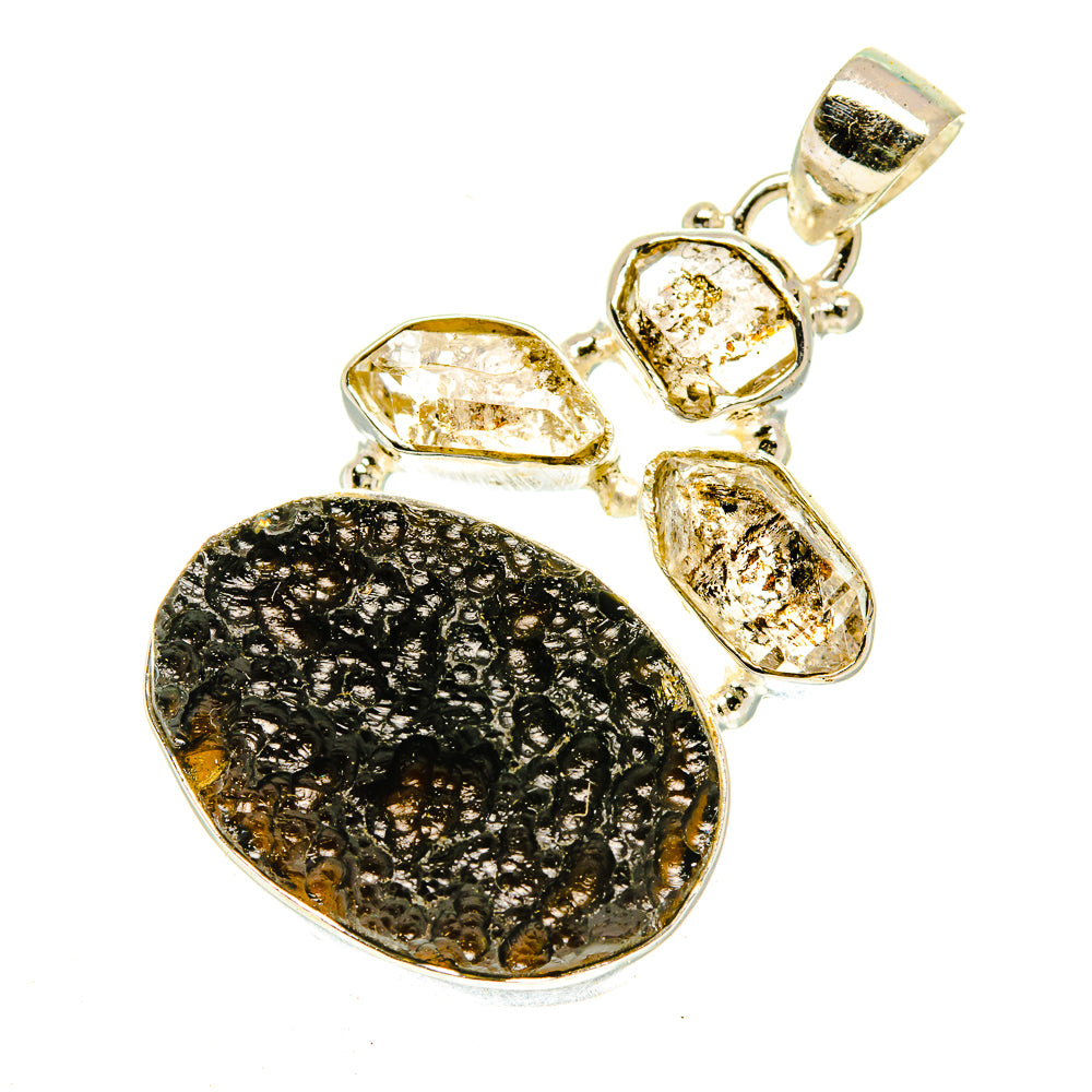 Tektite Pendants handcrafted by Anasilvercos - PD3121