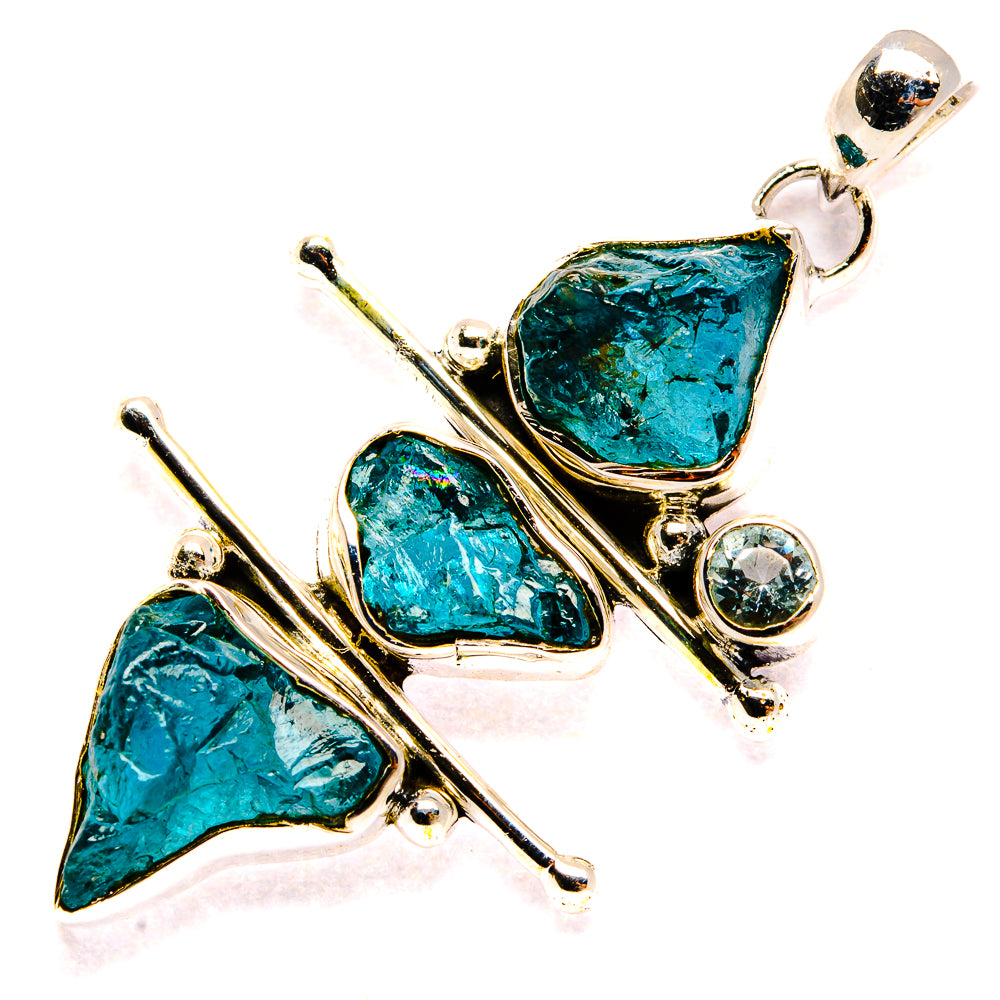 Apatite Pendants handcrafted by Anasilvercos - PD31212 - Photo 2