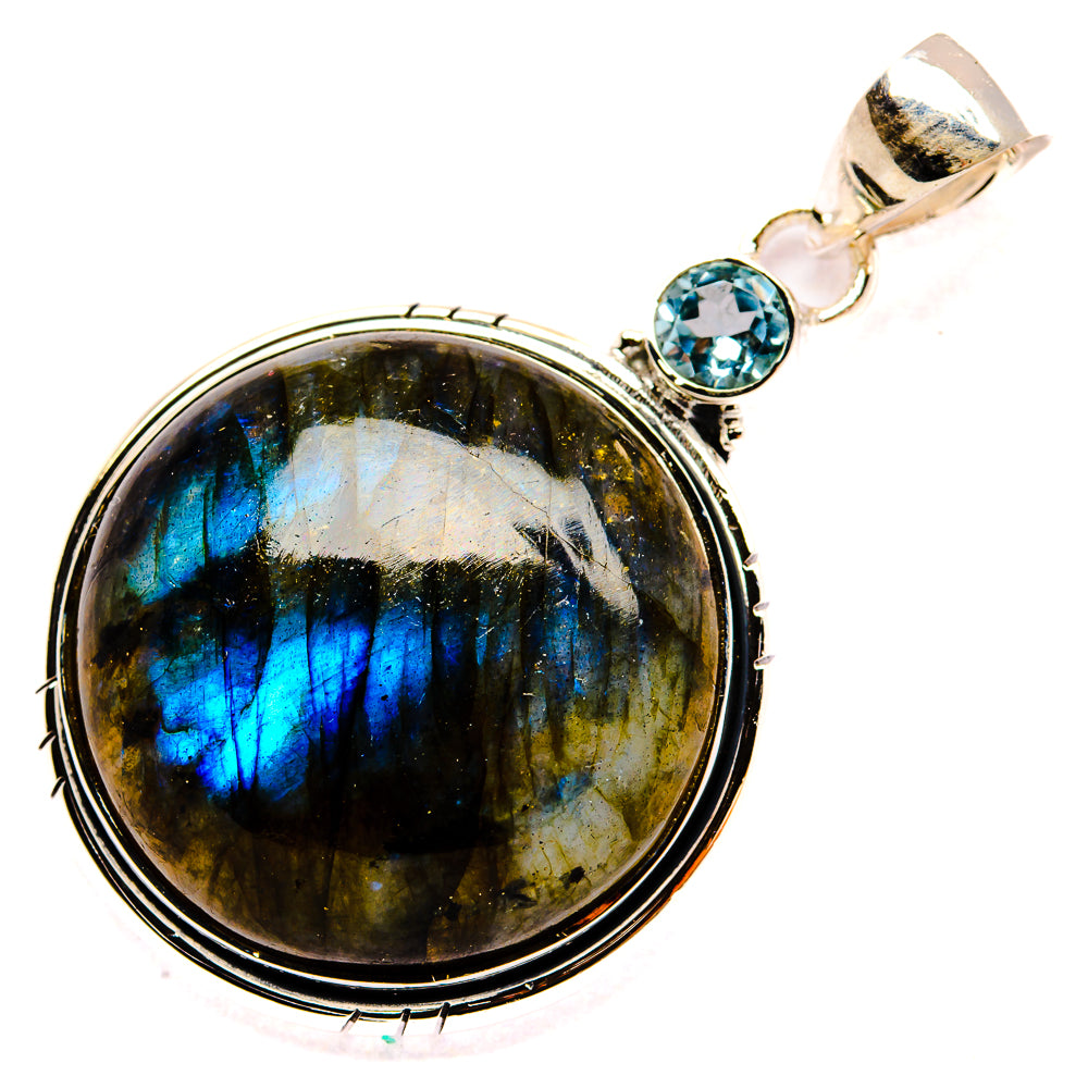 Labradorite Pendants handcrafted by Anasilvercos - PD31222 - Photo 2