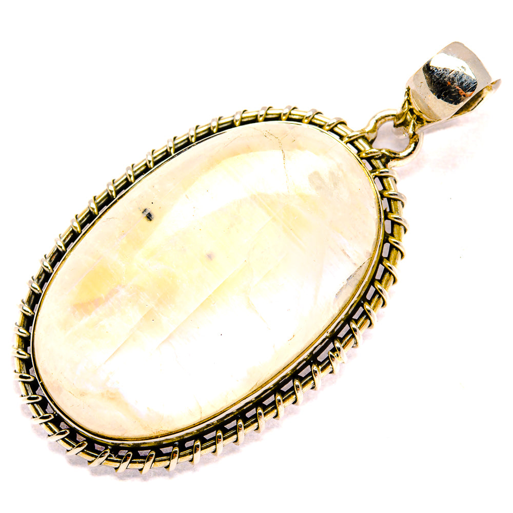 Rainbow Moonstone Pendants handcrafted by Anasilvercos - PD31225 - Photo 2