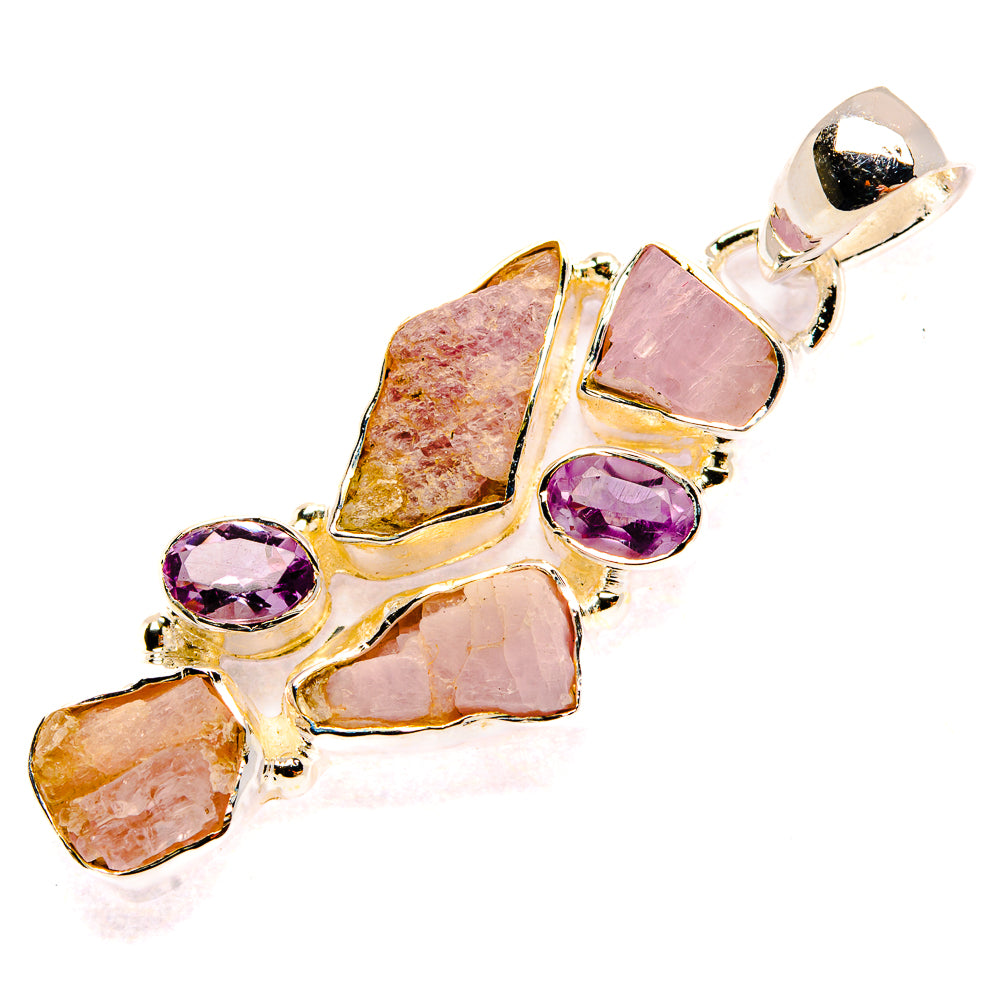 Kunzite Pendants handcrafted by Anasilvercos - PD31226 - Photo 2