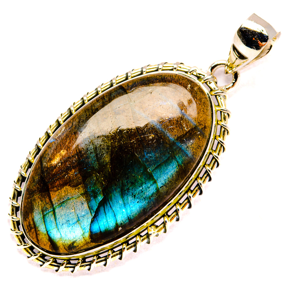 Labradorite Pendants handcrafted by Anasilvercos - PD31227 - Photo 2